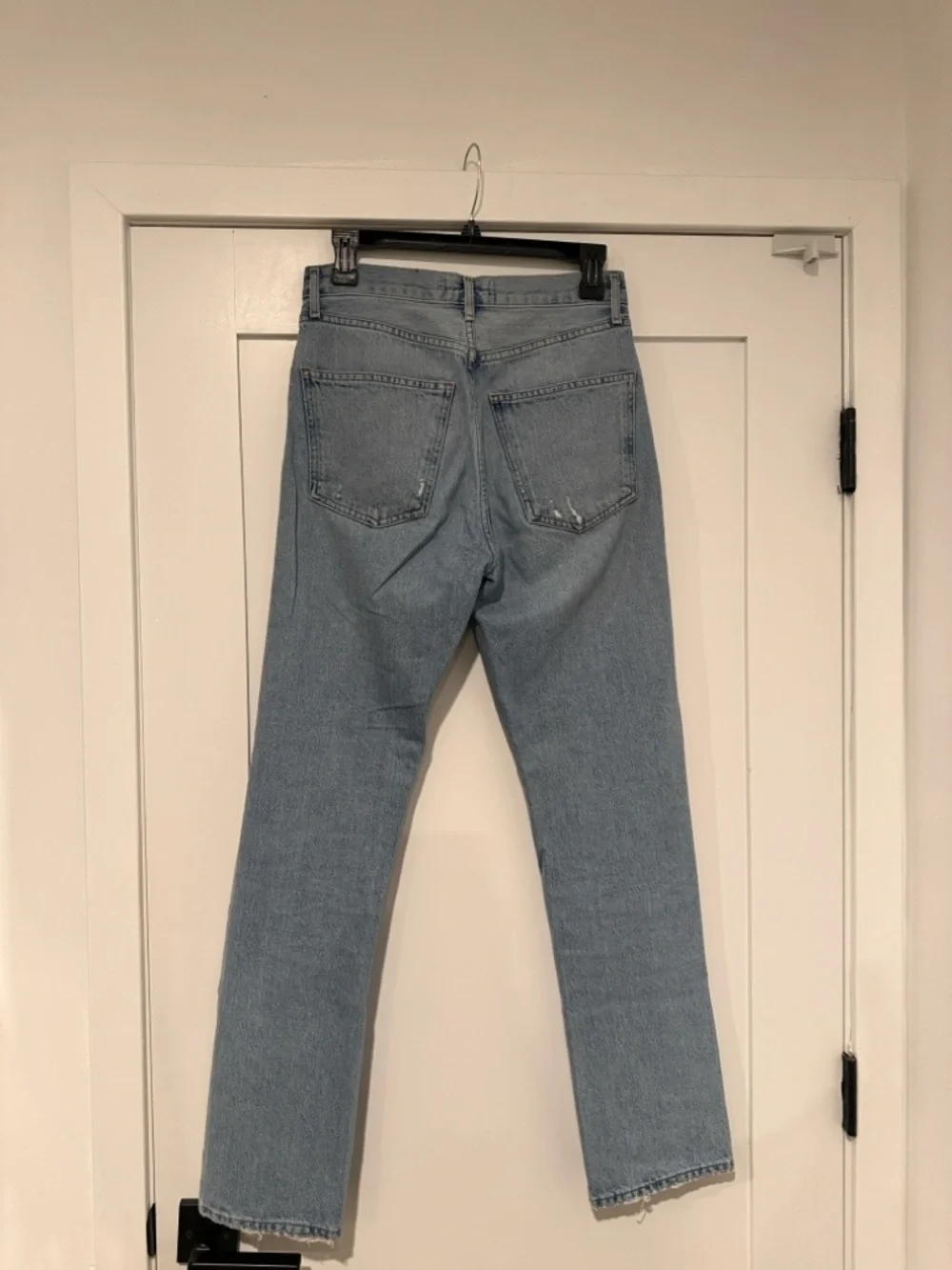Agolde Lana Mid Rise Straight Jeans - Picture 6 of 7